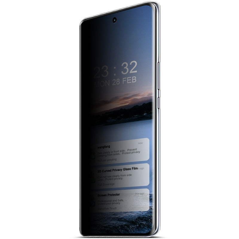 IMAK For Honor X50 GT 5G Screen Protectors Anti-peep 3D Curved Screen Film IMAK For Honor X50 GT 5G Screen Protectors Anti-peep 3D Curved Screen Film